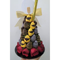 Batman Chocolate Strawberry Rose Tower